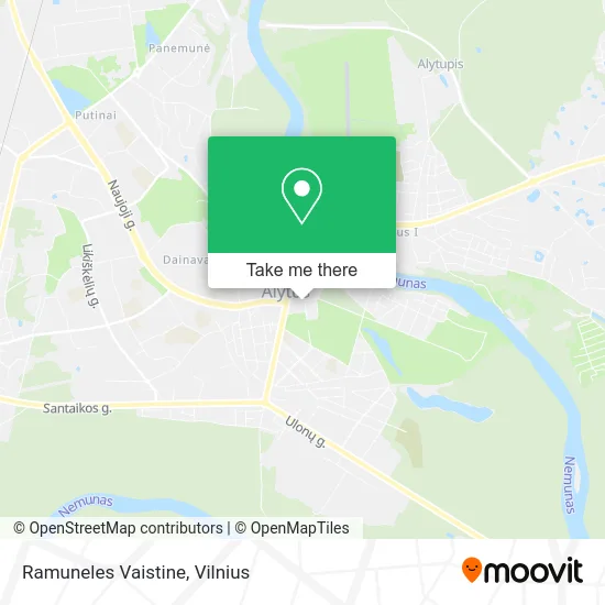 Карта Ramuneles Vaistine