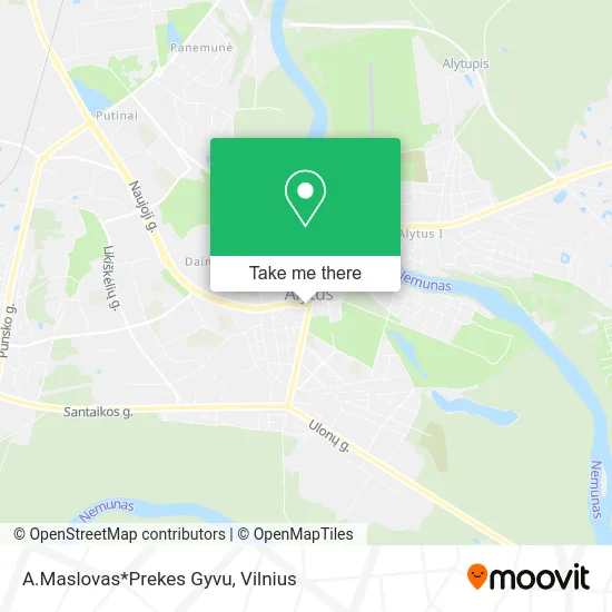 Карта A.Maslovas*Prekes Gyvu
