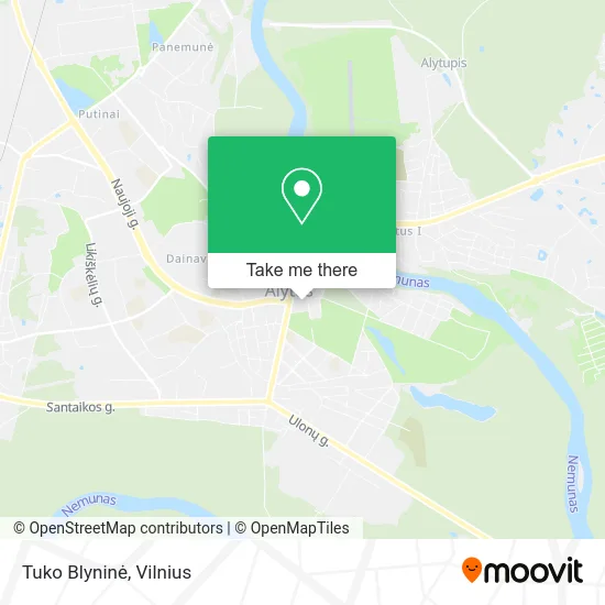 Карта Tuko Blyninė