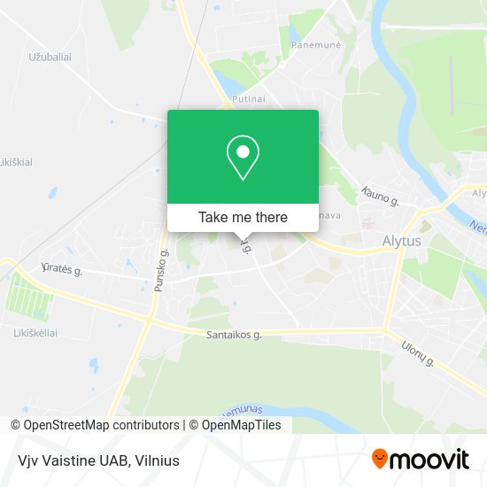Карта Vjv Vaistine UAB