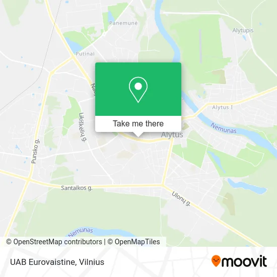 Карта UAB Eurovaistine