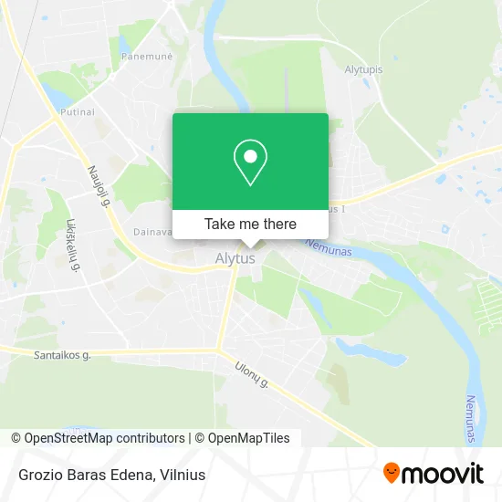 Карта Grozio Baras Edena