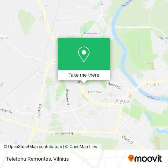 Карта Telefonu Remontas