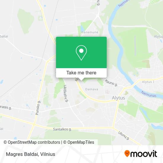 Карта Magres Baldai