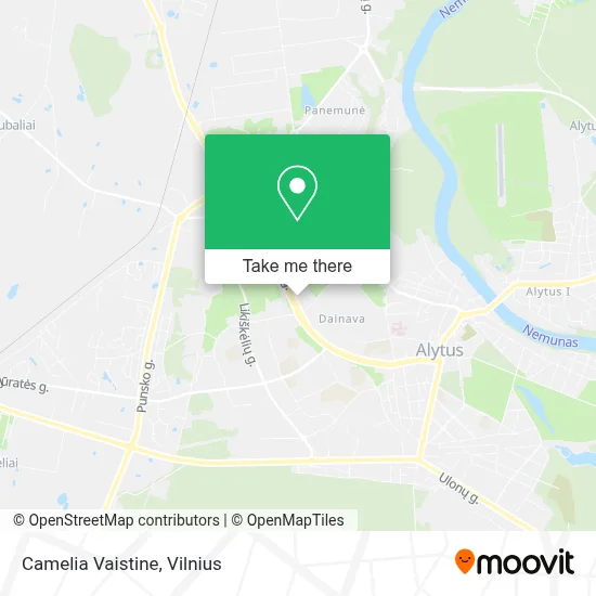 Camelia Vaistine map