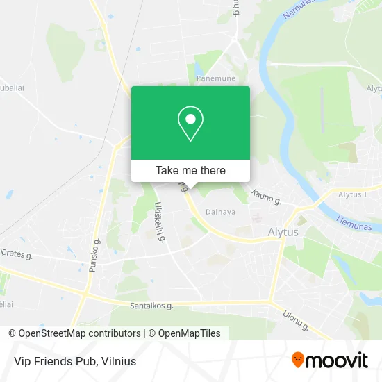 Карта Vip Friends Pub