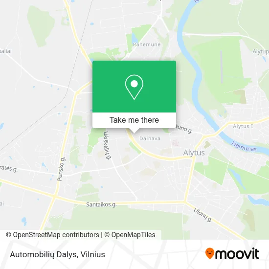 Automobilių Dalys map