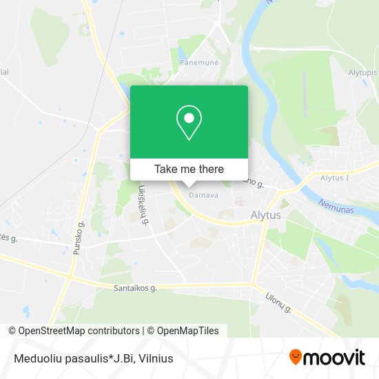 Карта Meduoliu pasaulis*J.Bi