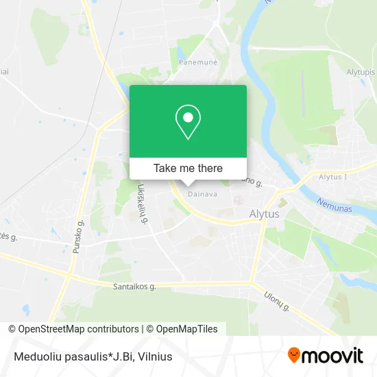 Карта Meduoliu pasaulis*J.Bi