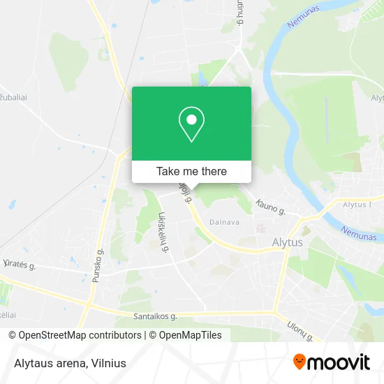 Карта Alytaus arena