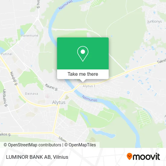 Карта LUMINOR BANK AB