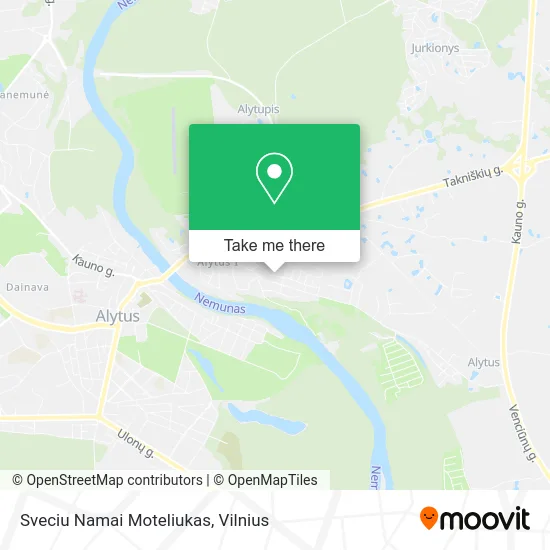 Карта Sveciu Namai Moteliukas