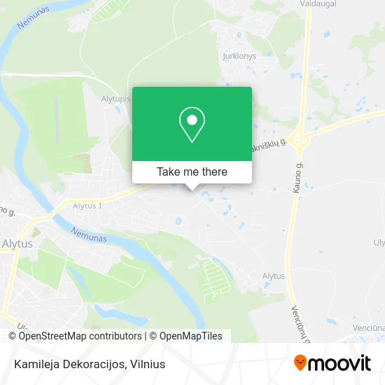 Карта Kamileja Dekoracijos