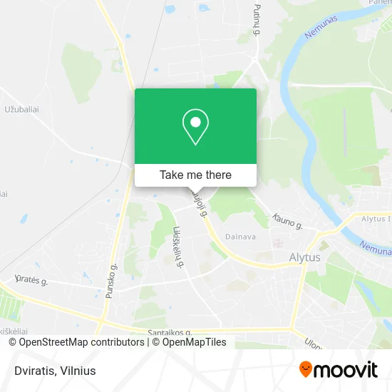 Карта Dviratis