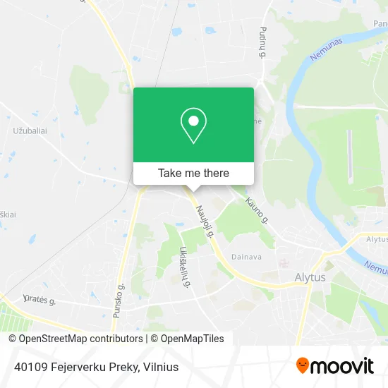 40109 Fejerverku Preky map