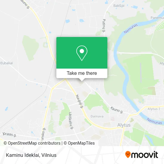 Карта Kaminu Ideklai