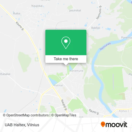 Карта UAB Haltex