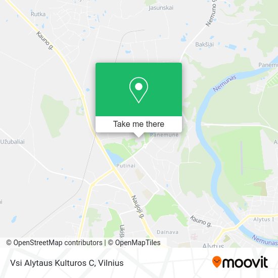 Карта Vsi Alytaus Kulturos C