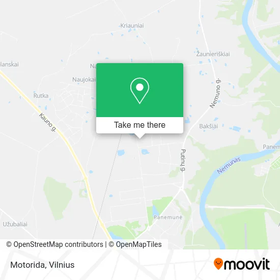 Карта Motorida