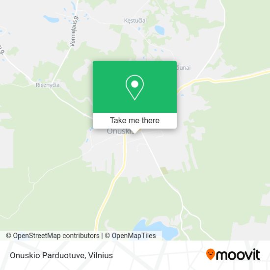 Карта Onuskio Parduotuve