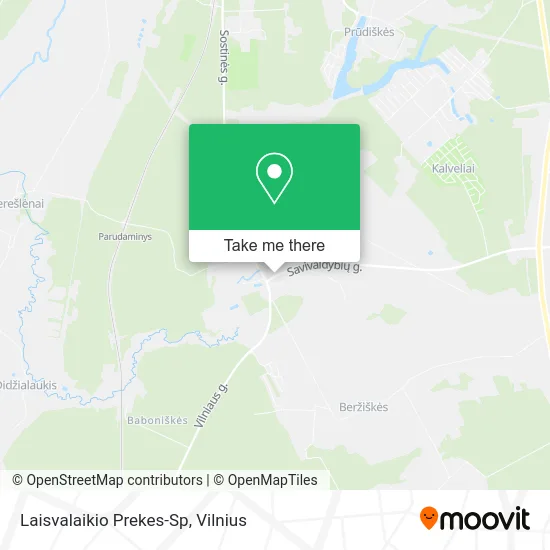 Карта Laisvalaikio Prekes-Sp