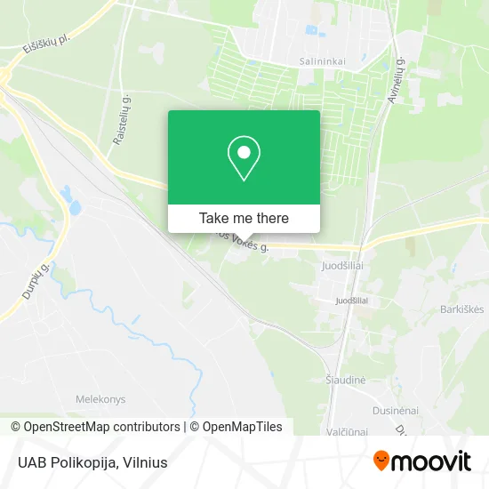 Карта UAB Polikopija