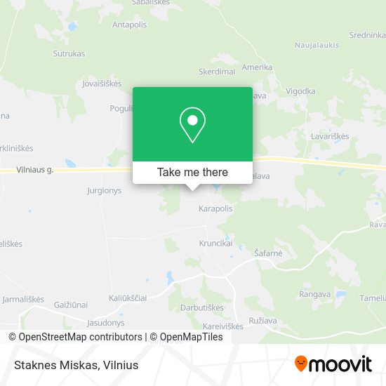 Карта Staknes Miskas