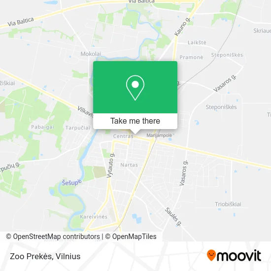 Zoo Prekės map