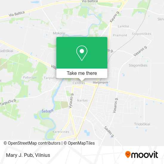 Карта Mary J. Pub