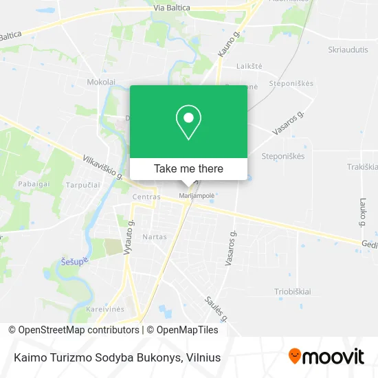 Карта Kaimo Turizmo Sodyba Bukonys