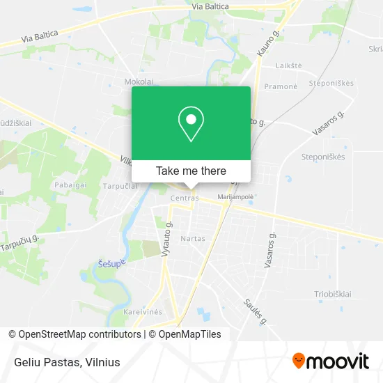 Карта Geliu Pastas