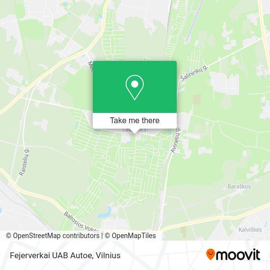 Карта Fejerverkai UAB Autoe