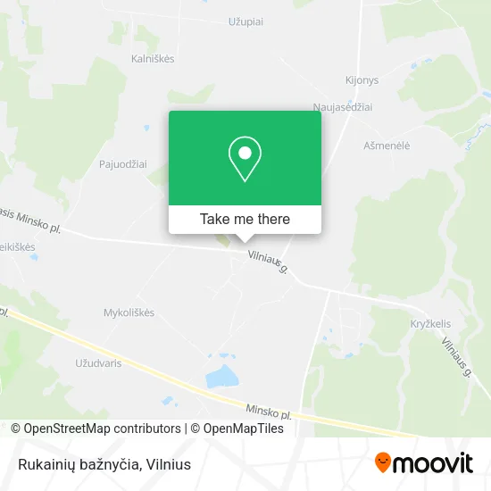Rukainių bažnyčia map