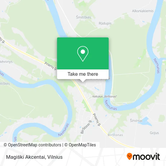 Карта Magiški Akcentai