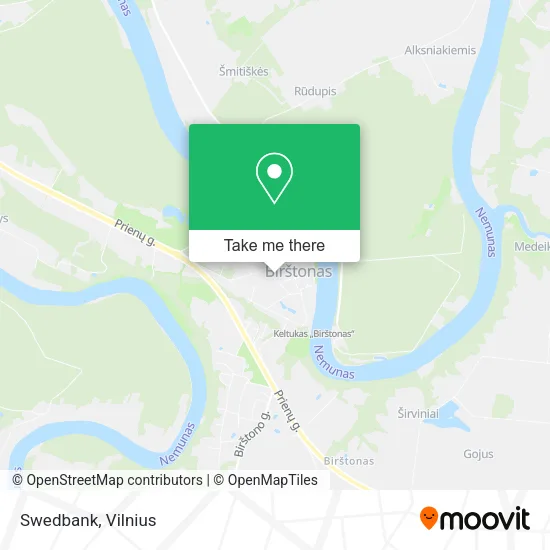 Карта Swedbank