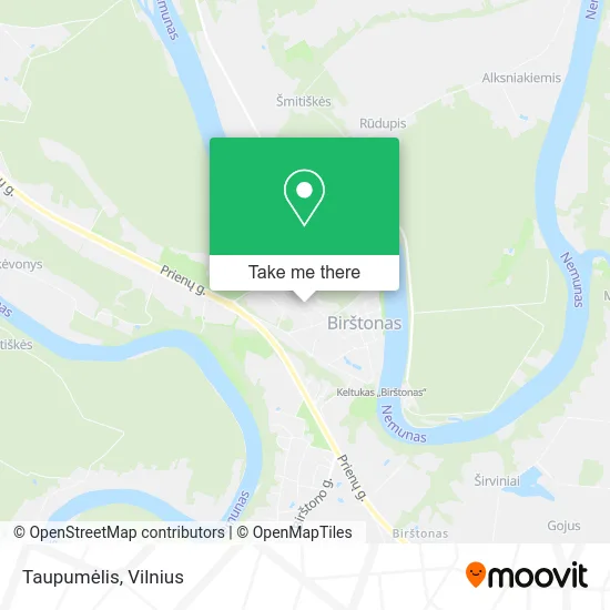 Карта Taupumėlis