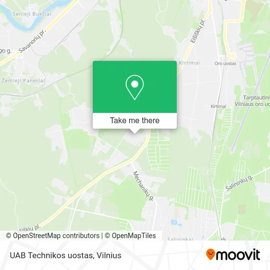 Карта UAB Technikos uostas
