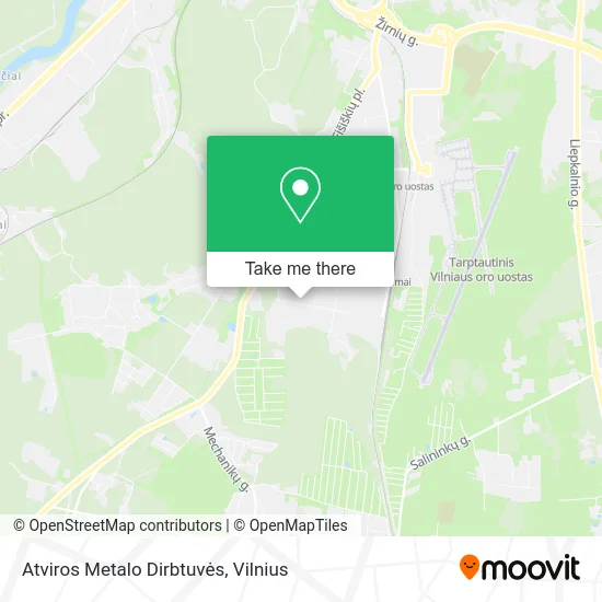 Карта Atviros Metalo Dirbtuvės