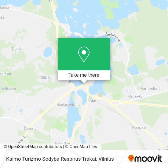 Карта Kaimo Turizmo Sodyba Respirus Trakai