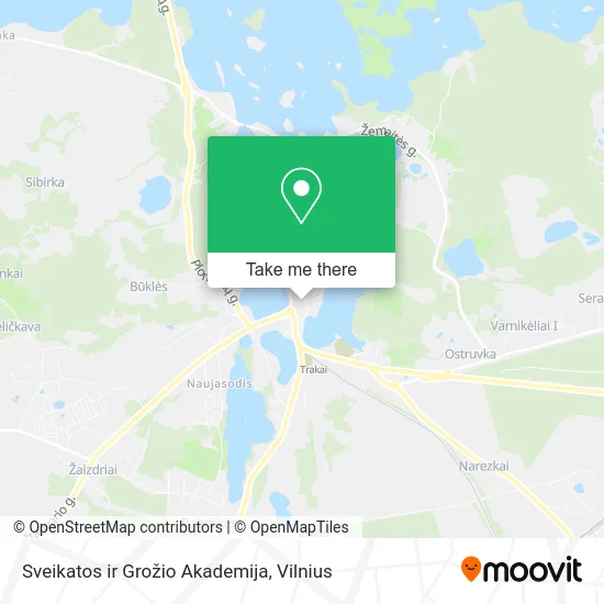 Карта Sveikatos ir Grožio Akademija