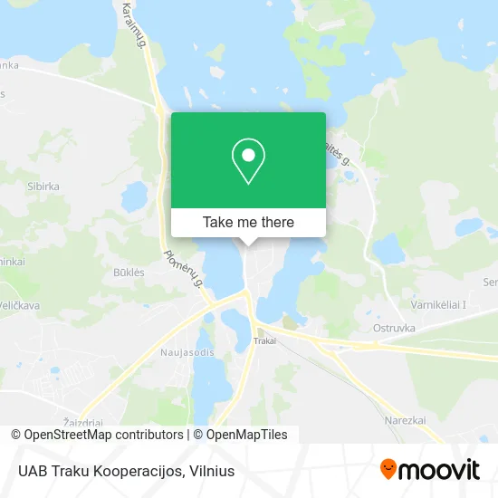 Карта UAB Traku Kooperacijos