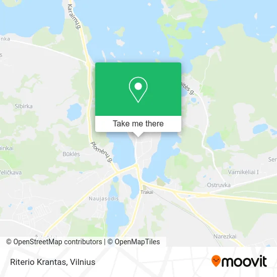 Карта Riterio Krantas