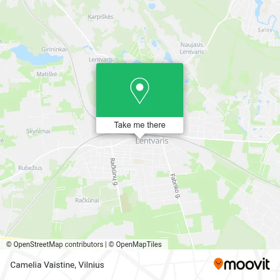 Camelia Vaistine map