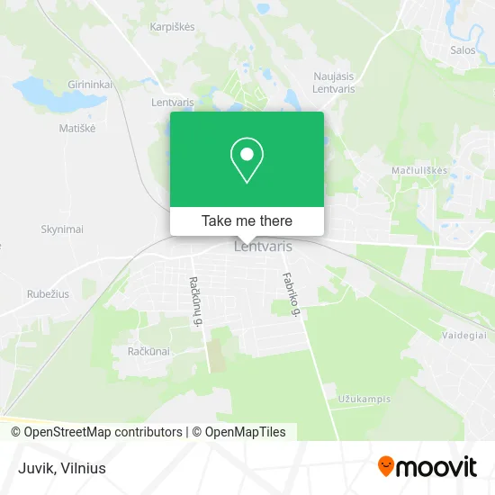 Карта Juvik