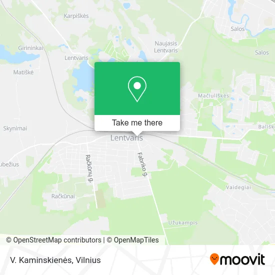 Карта V. Kaminskienės