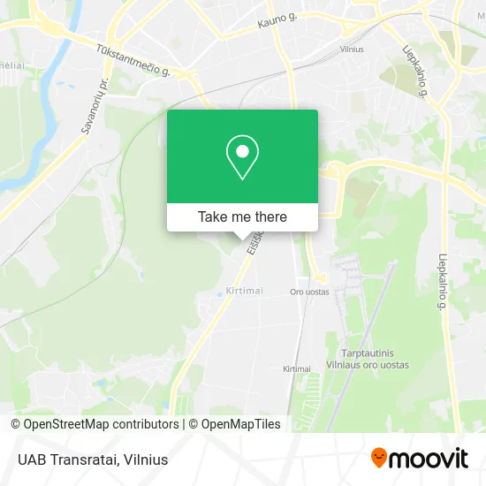 Карта UAB Transratai