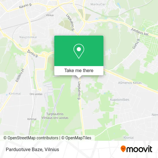 Карта Parduotuve Baze