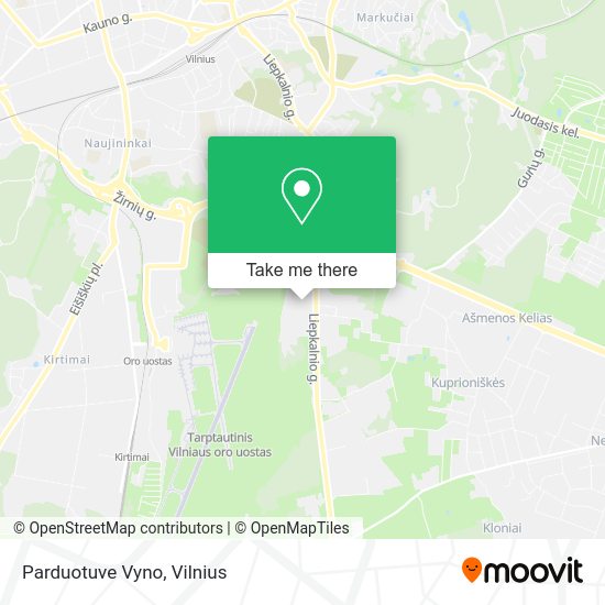 Карта Parduotuve Vyno