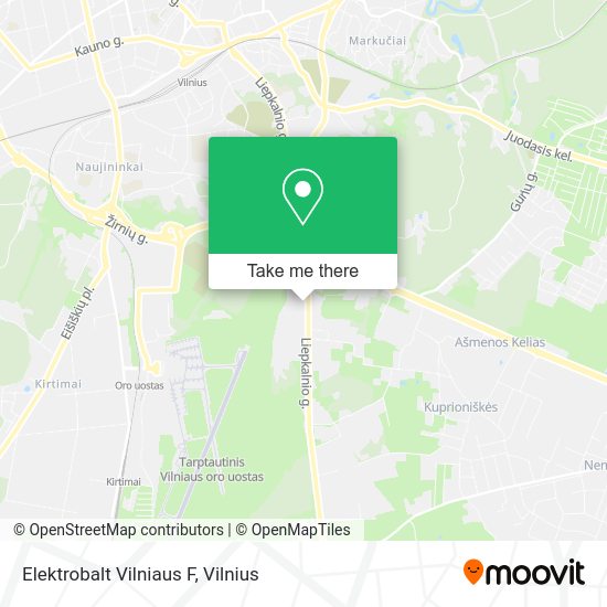 Карта Elektrobalt Vilniaus F