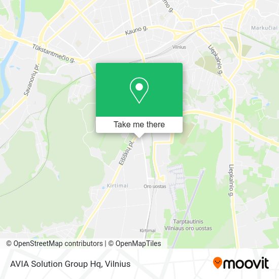 Карта AVIA Solution Group Hq